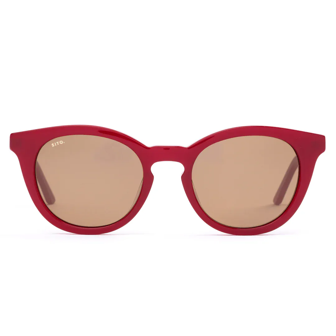 Sito Now Or Never Sunnies - Milky Rouge/ Fawn Polar