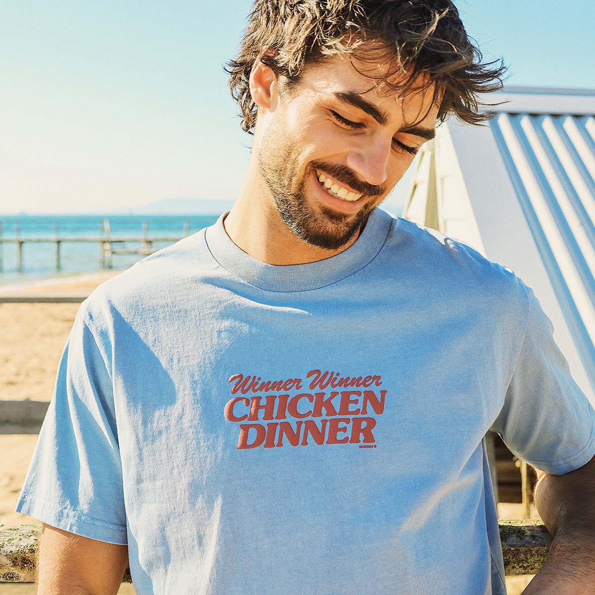 Skwosh Chicken Dinner Regular Tee - Image 3
