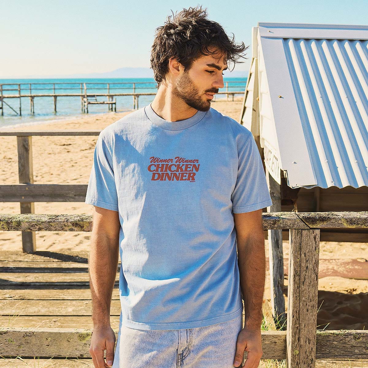 Skwosh Chicken Dinner Regular Tee - Image 4