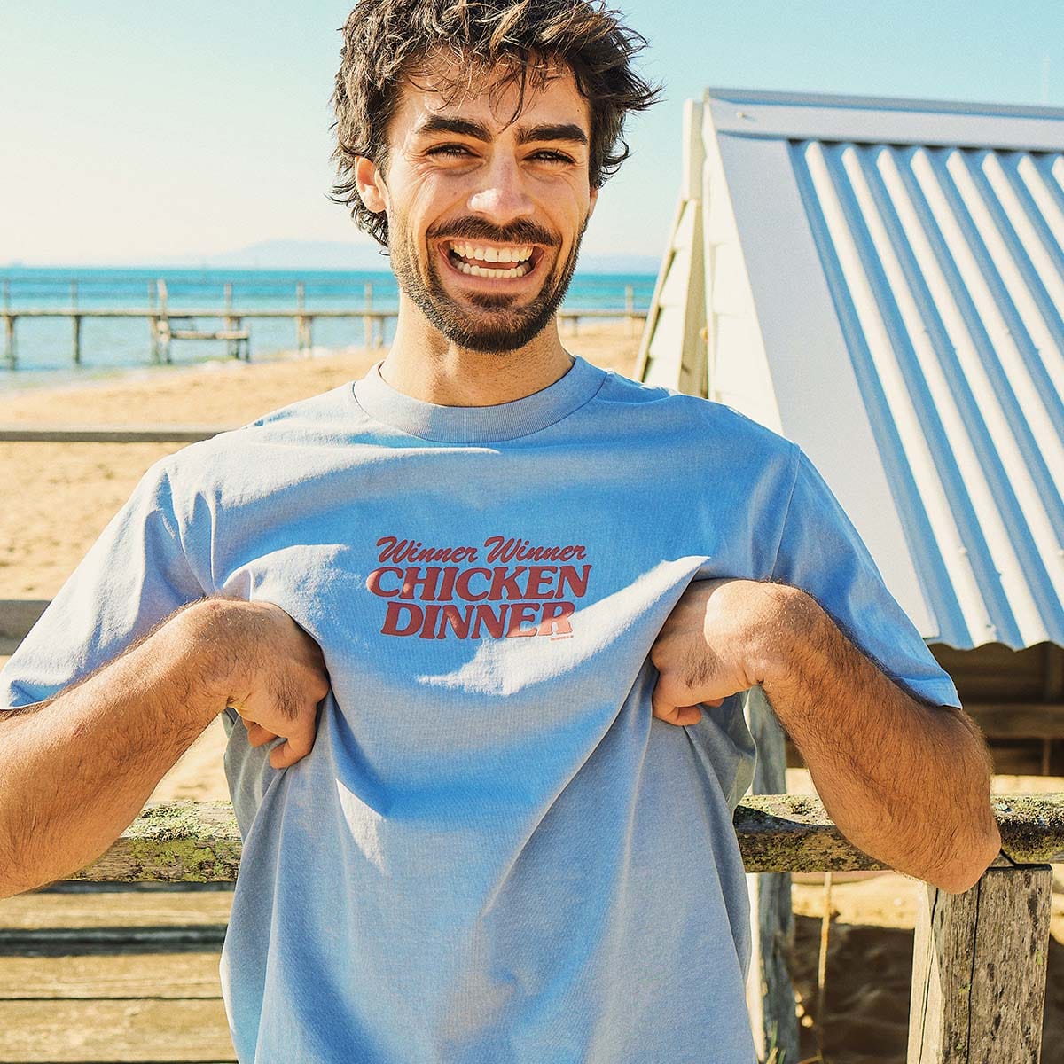 Skwosh Chicken Dinner Regular Tee - Image 5