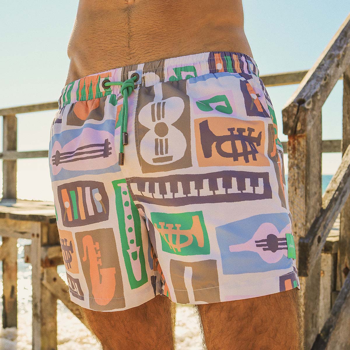 Skwosh Samba Stone Mens Eco Short - Image 3
