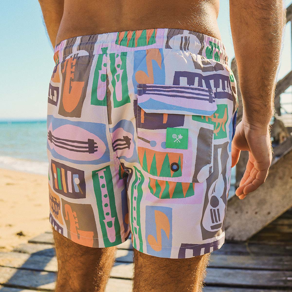 Skwosh Samba Stone Mens Eco Short - Image 5