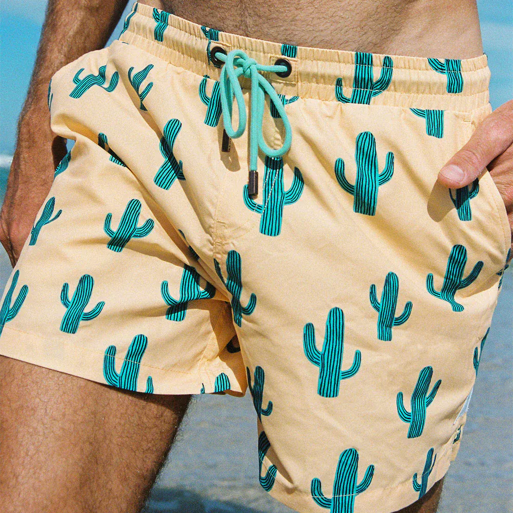 Skwosh Cactus Jack Yellow Mens Eco Short - Image 3