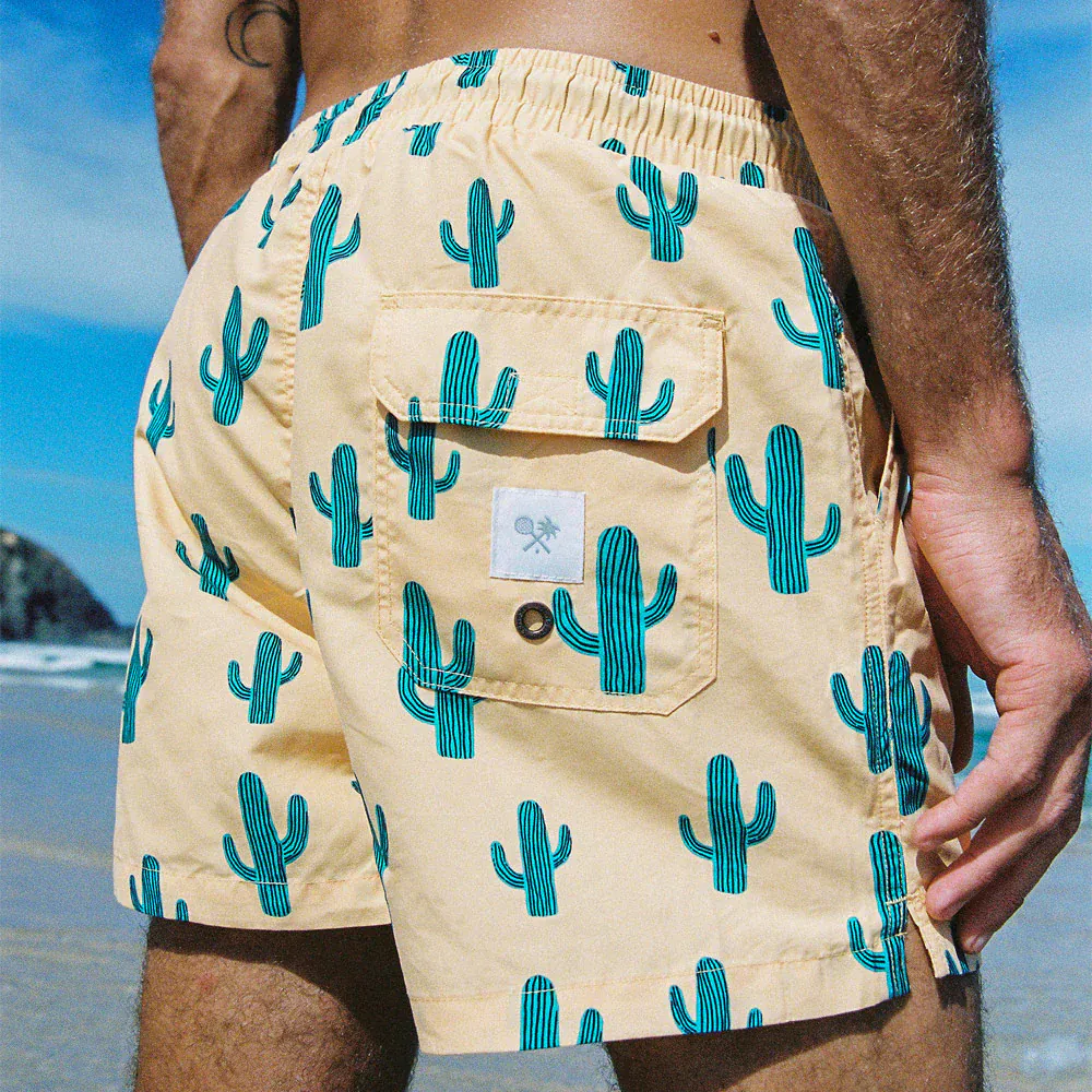 Skwosh Cactus Jack Yellow Mens Eco Short - Image 8