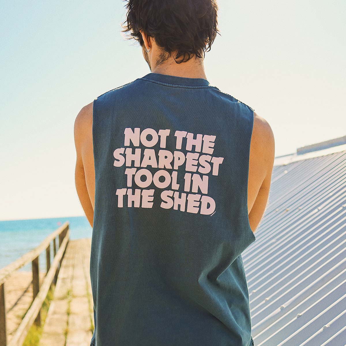Skwosh Tool In The Shed Regular Tank - Navy - Image 10