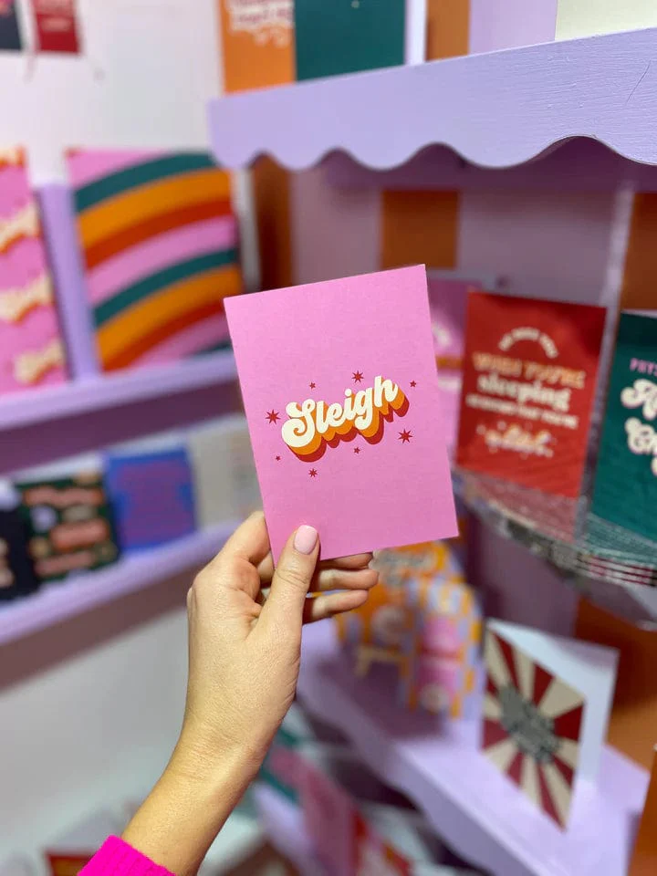 Sleigh Greeting Card