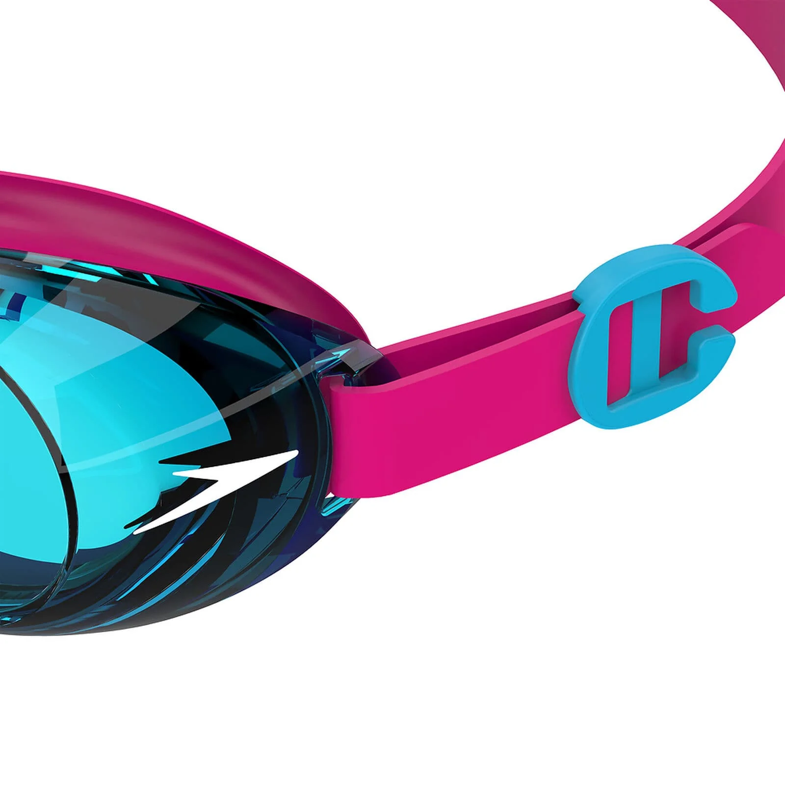 Speedo Junior Jet 2.0 Goggle - Electric Pink/Azure Blue - Image 4