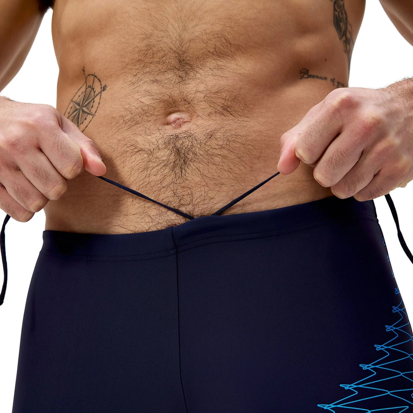 Speedo Mens Medley Logo Aquashort - Navy/Sugar Blue - Image 6