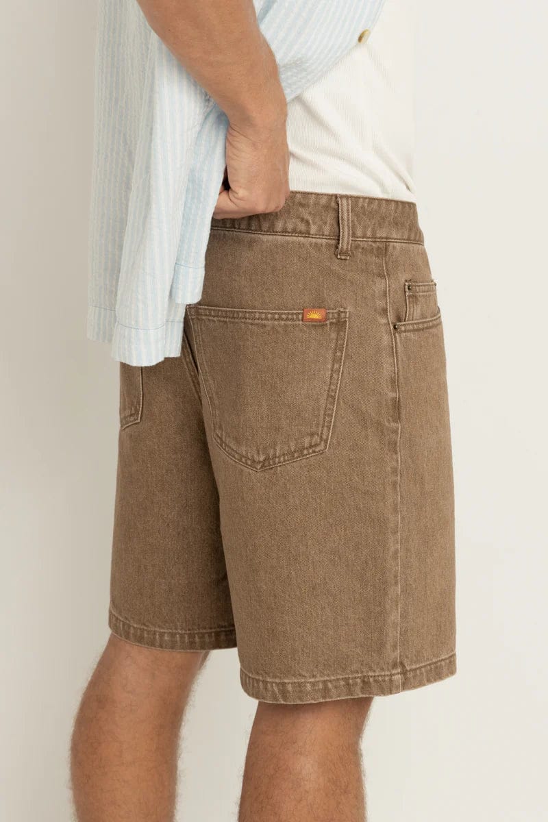 Rhythm Subtle Denim Short - Chai - Image 4