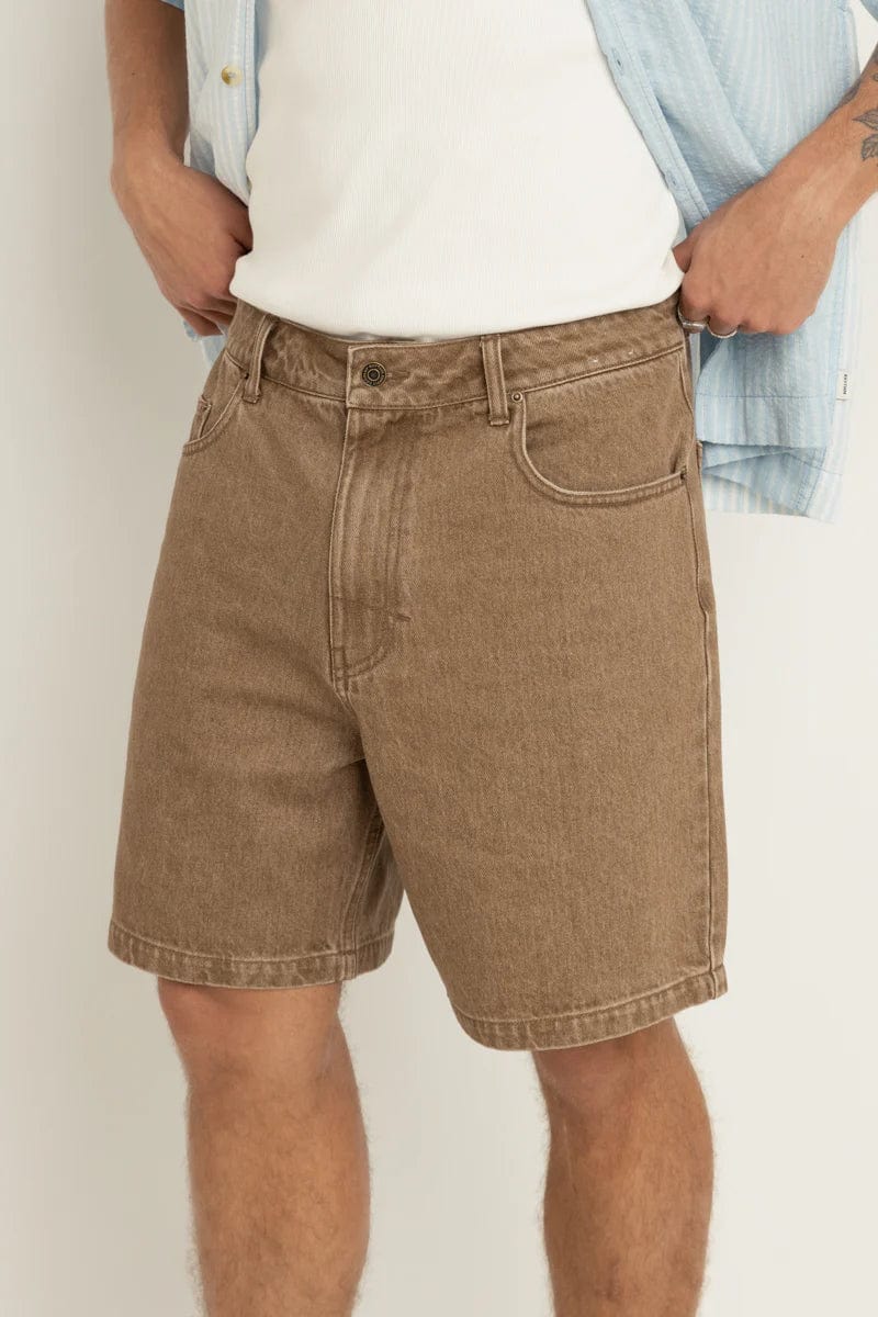 Rhythm Subtle Denim Short - Chai - Image 6