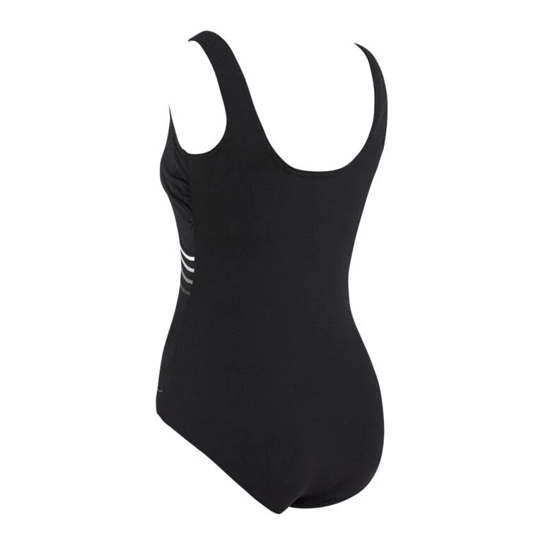 Zoggs Suffolk Concealed Underwire One Piece - Grey/White - Image 5