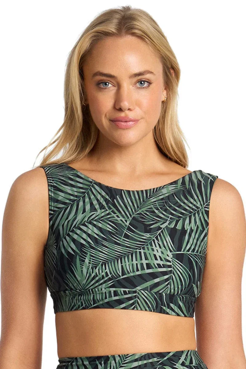 Sunseeker Lombok Mastectomy Crop - Black
