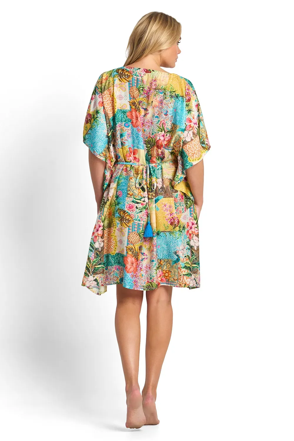 Sunseeker Papaya Vee Mini Kaftan - Multi - Image 2