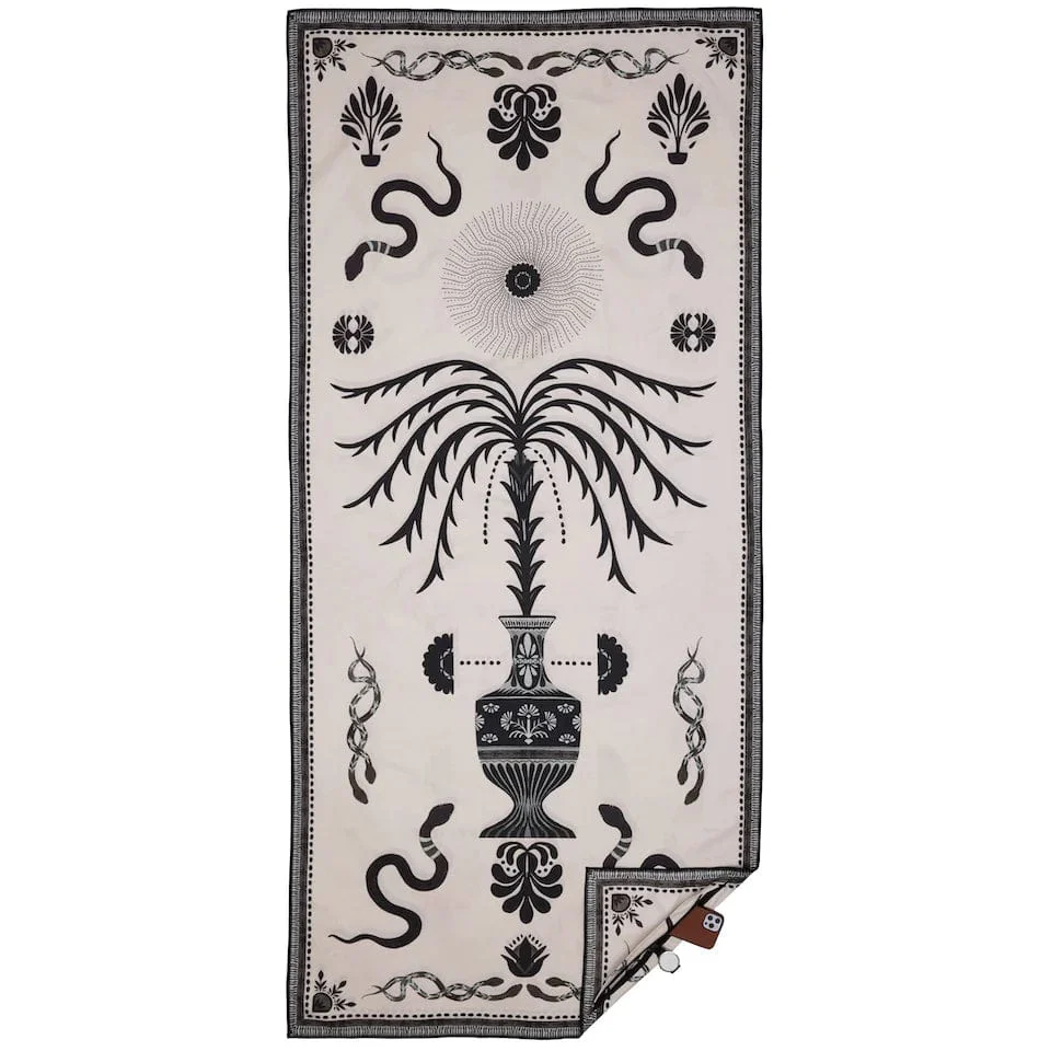 Tall Forbidden Palms Beach Towel