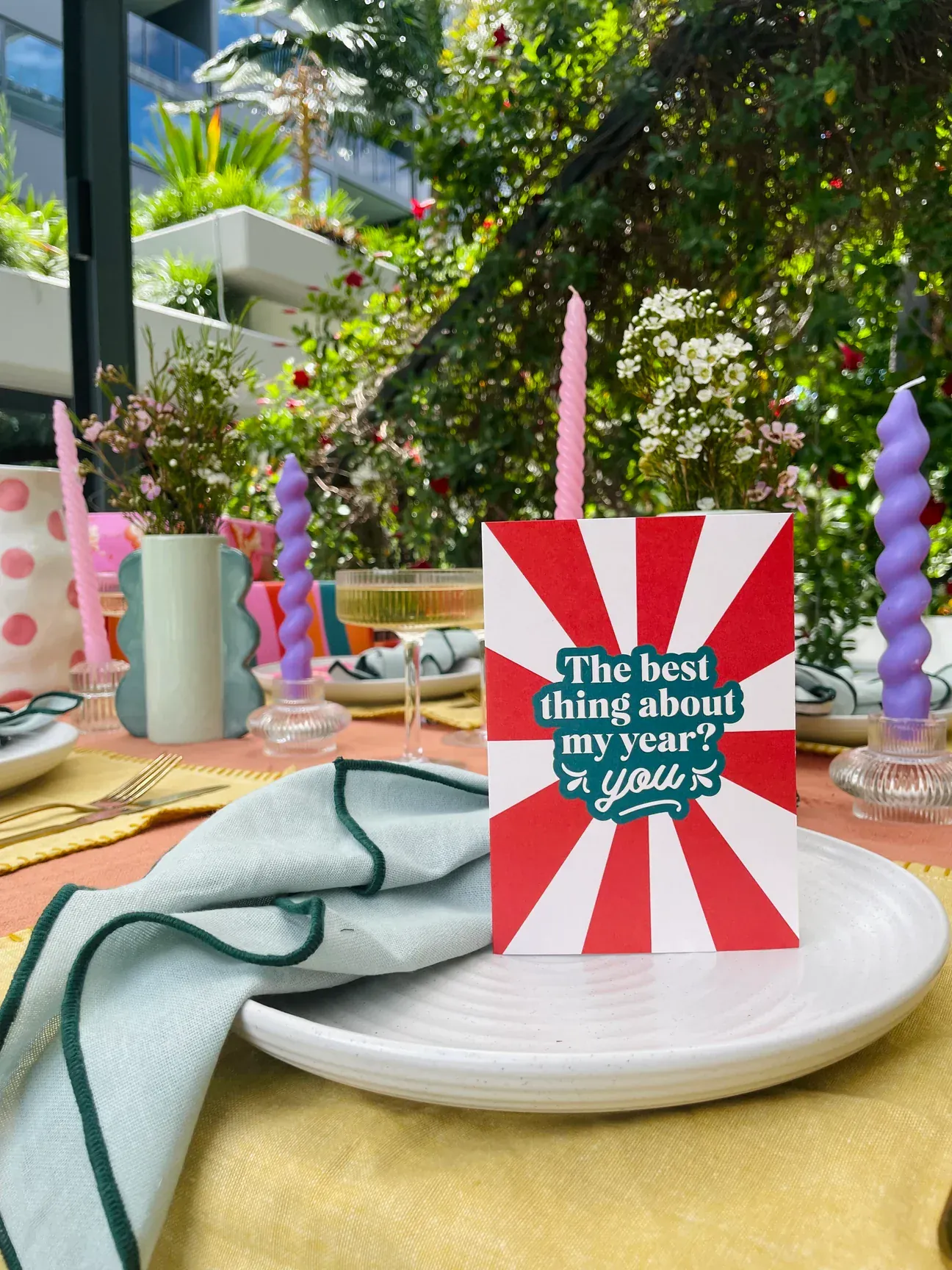 The Best Thing About My Year? Greeting Card - Image 2
