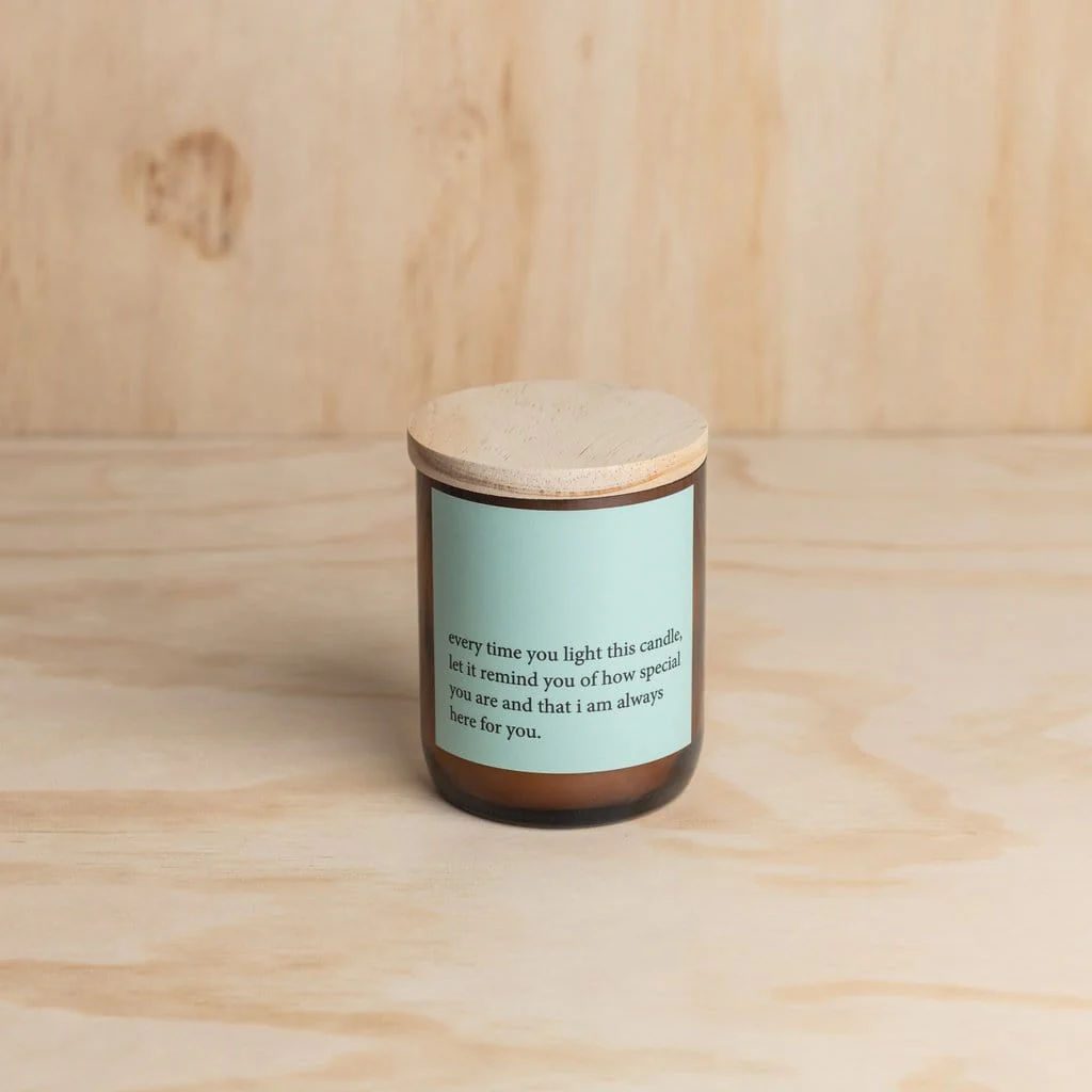 Heartfelt Quote Candle - Always Here For You - Image 2