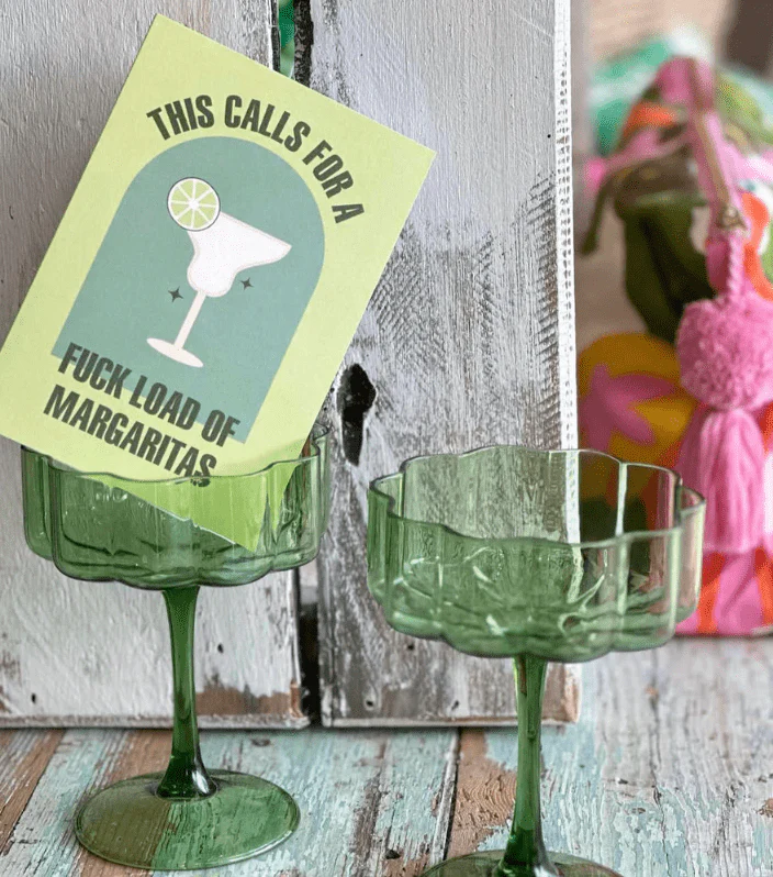 This Calls For a Fuck Load Of Margaritas! Greeting Card - Image 3