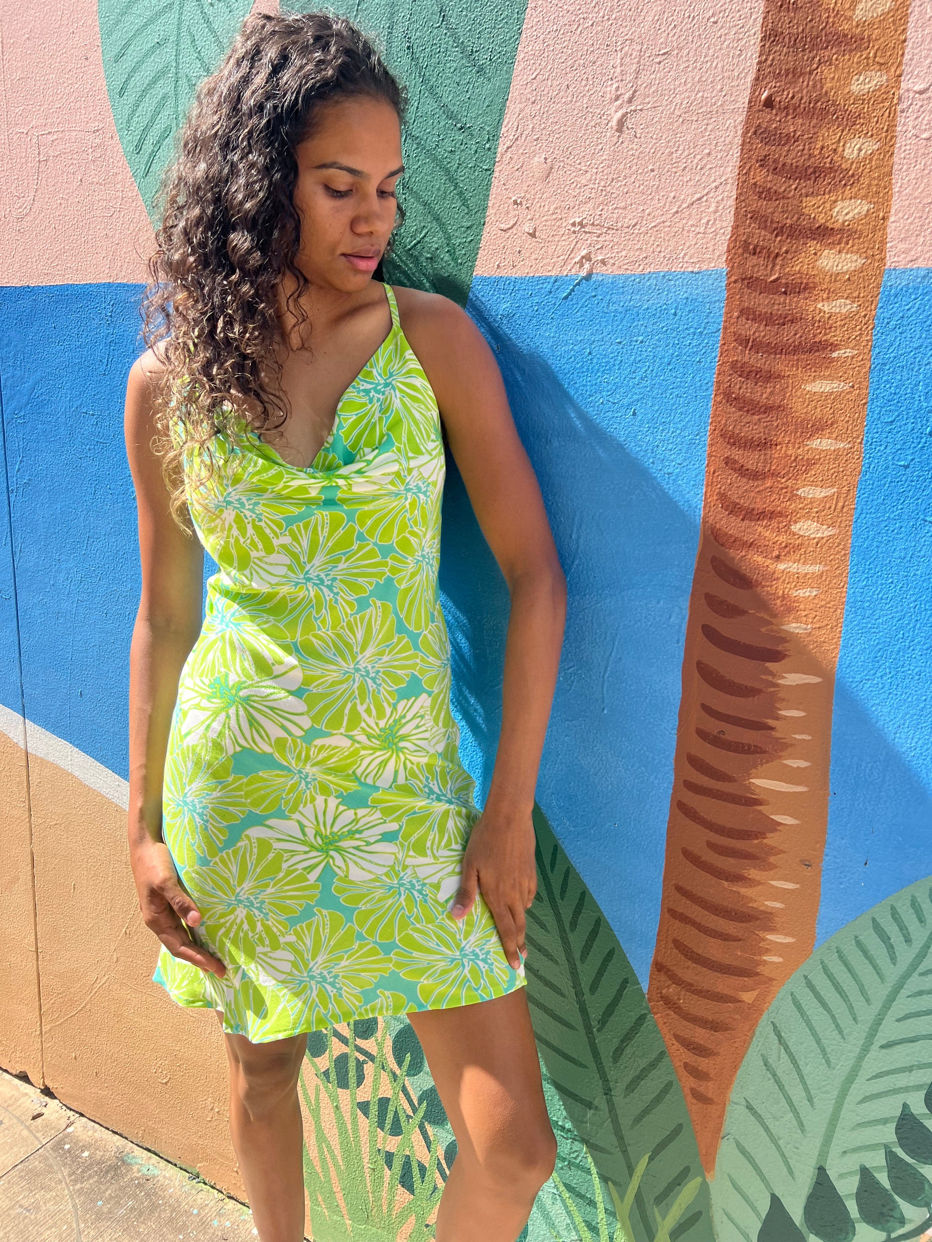 Summer Floral Tipsy Mini Dress