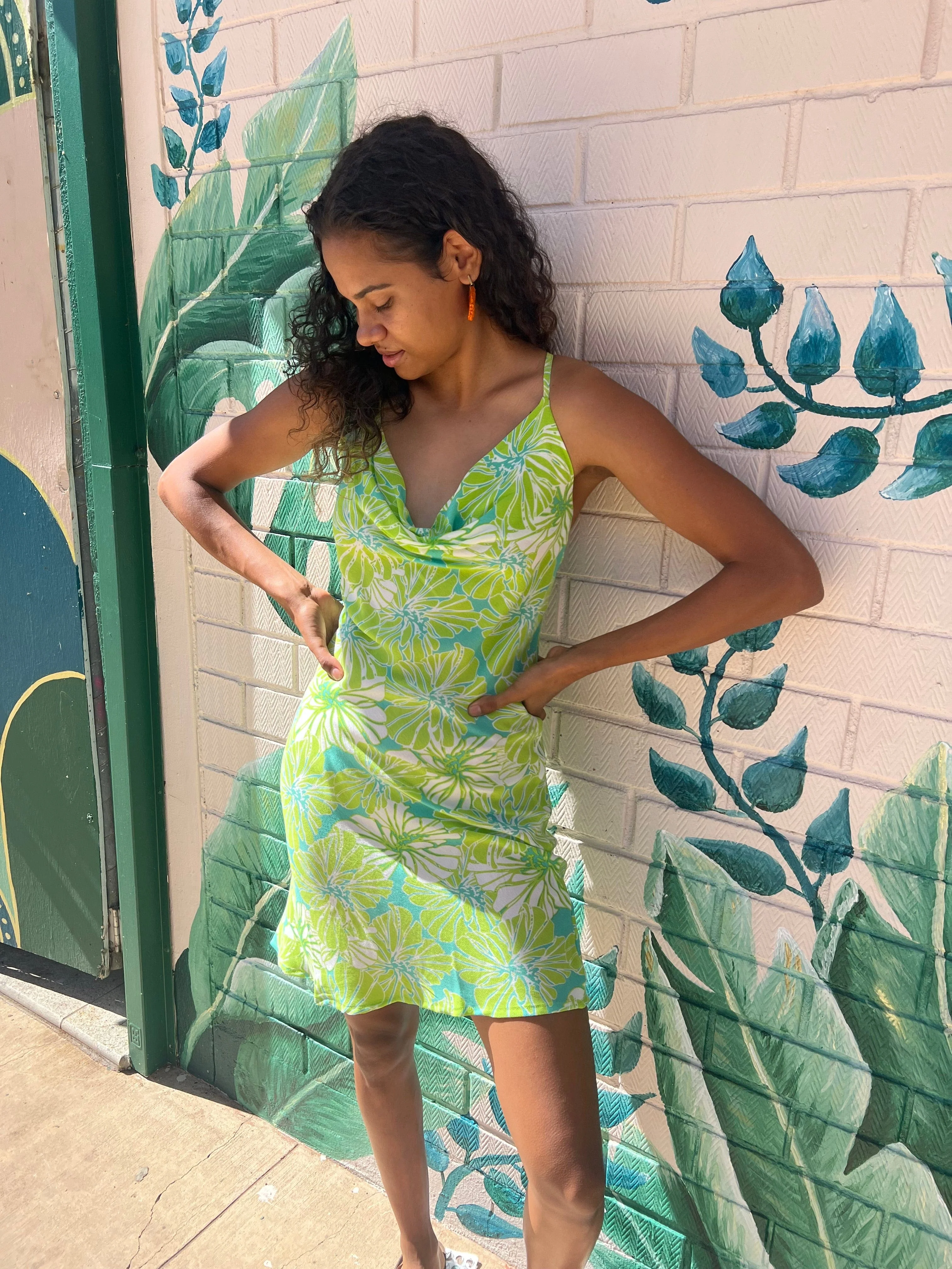 Summer Floral Tipsy Mini Dress - Image 11