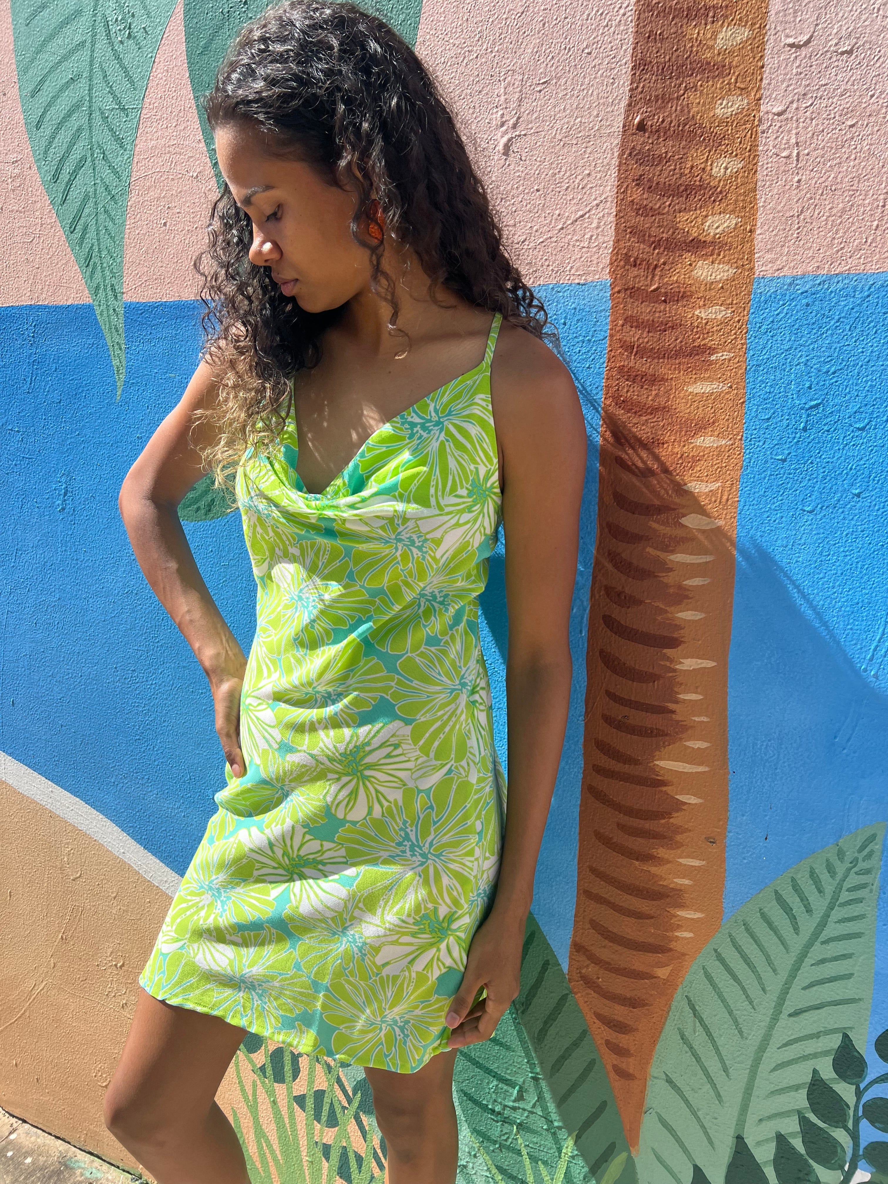 Summer Floral Tipsy Mini Dress - Image 14