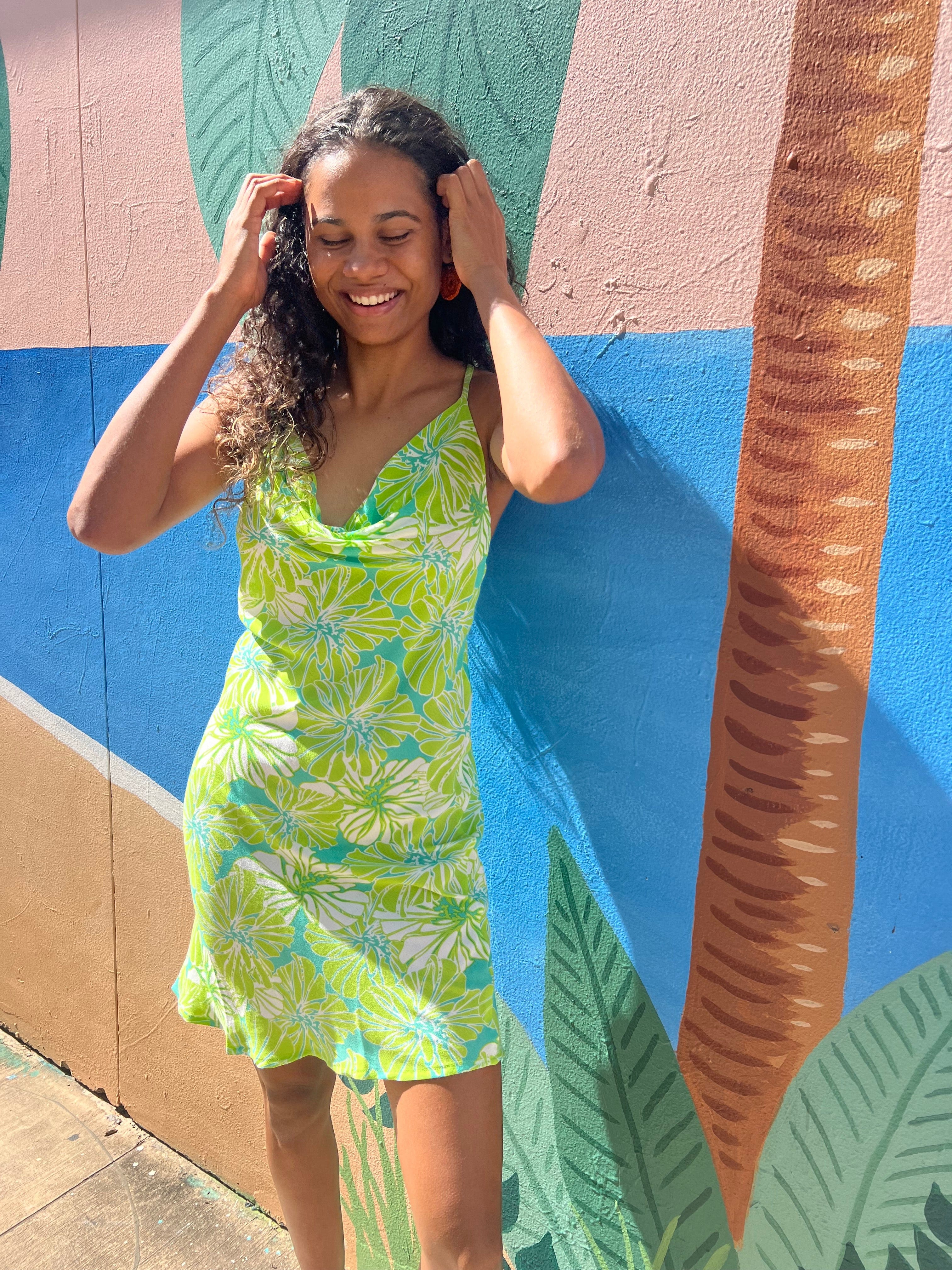 Summer Floral Tipsy Mini Dress - Image 15