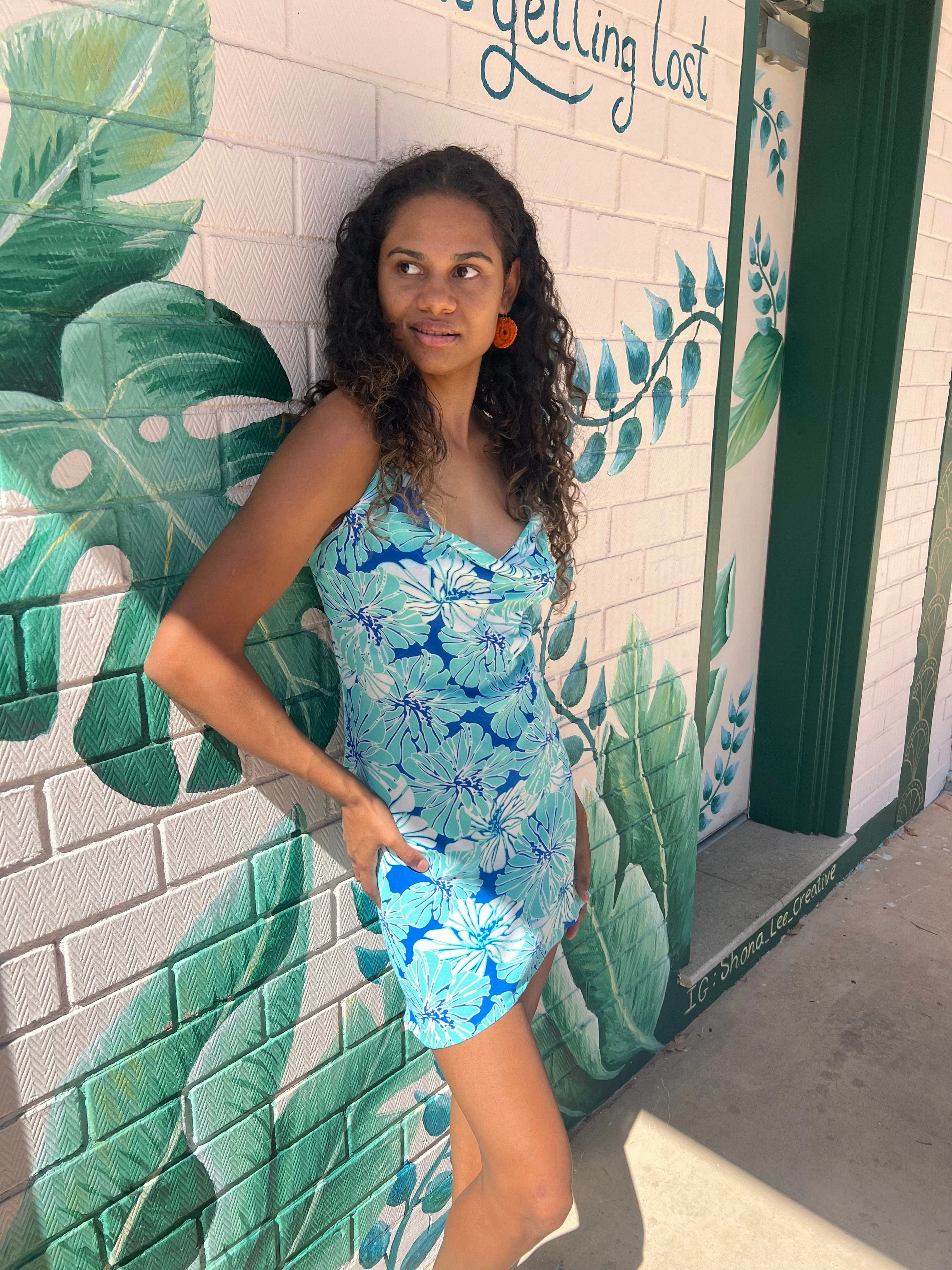 Summer Floral Tipsy Mini Dress - Image 19