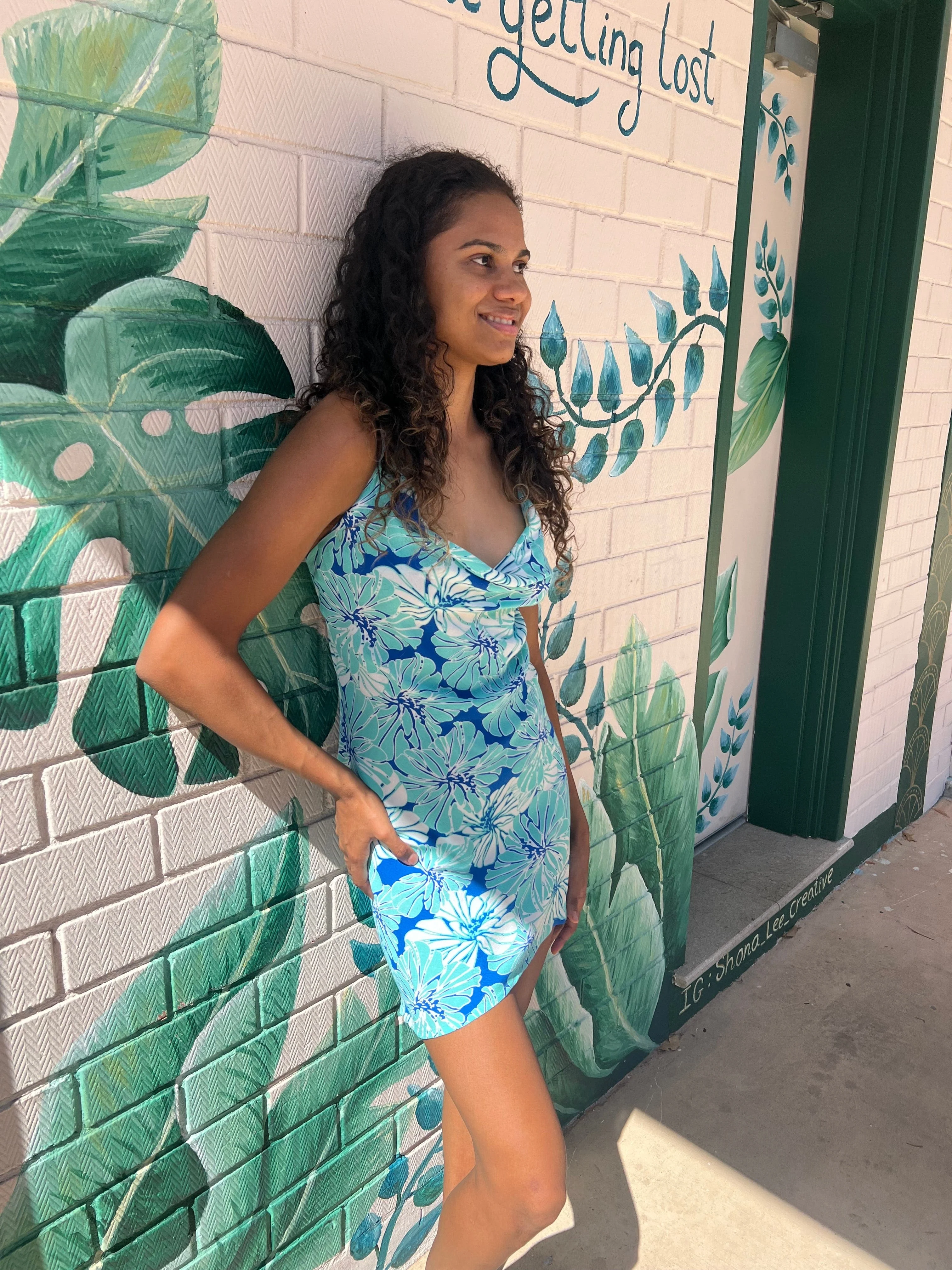 Summer Floral Tipsy Mini Dress - Image 20