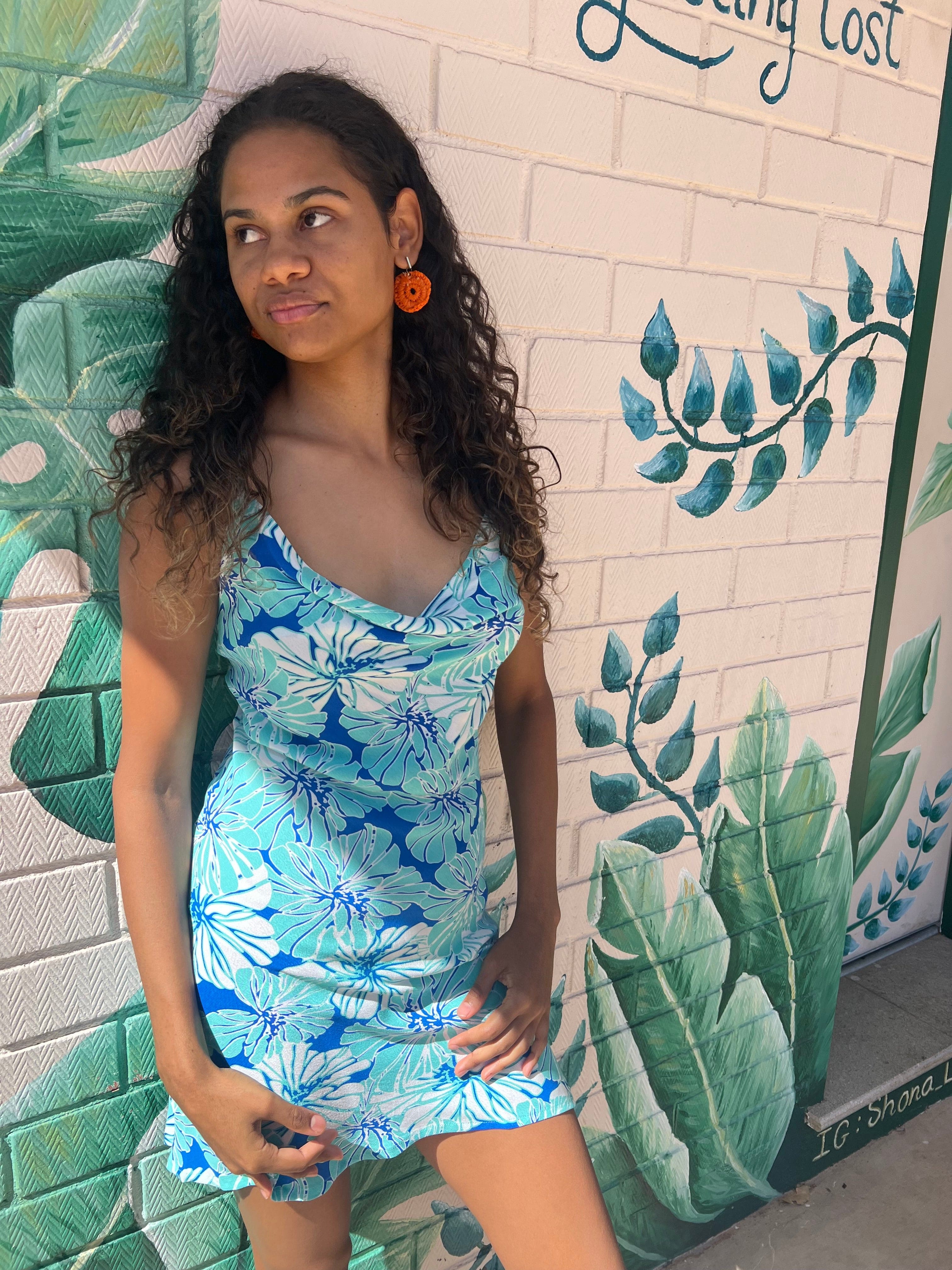 Summer Floral Tipsy Mini Dress - Image 23
