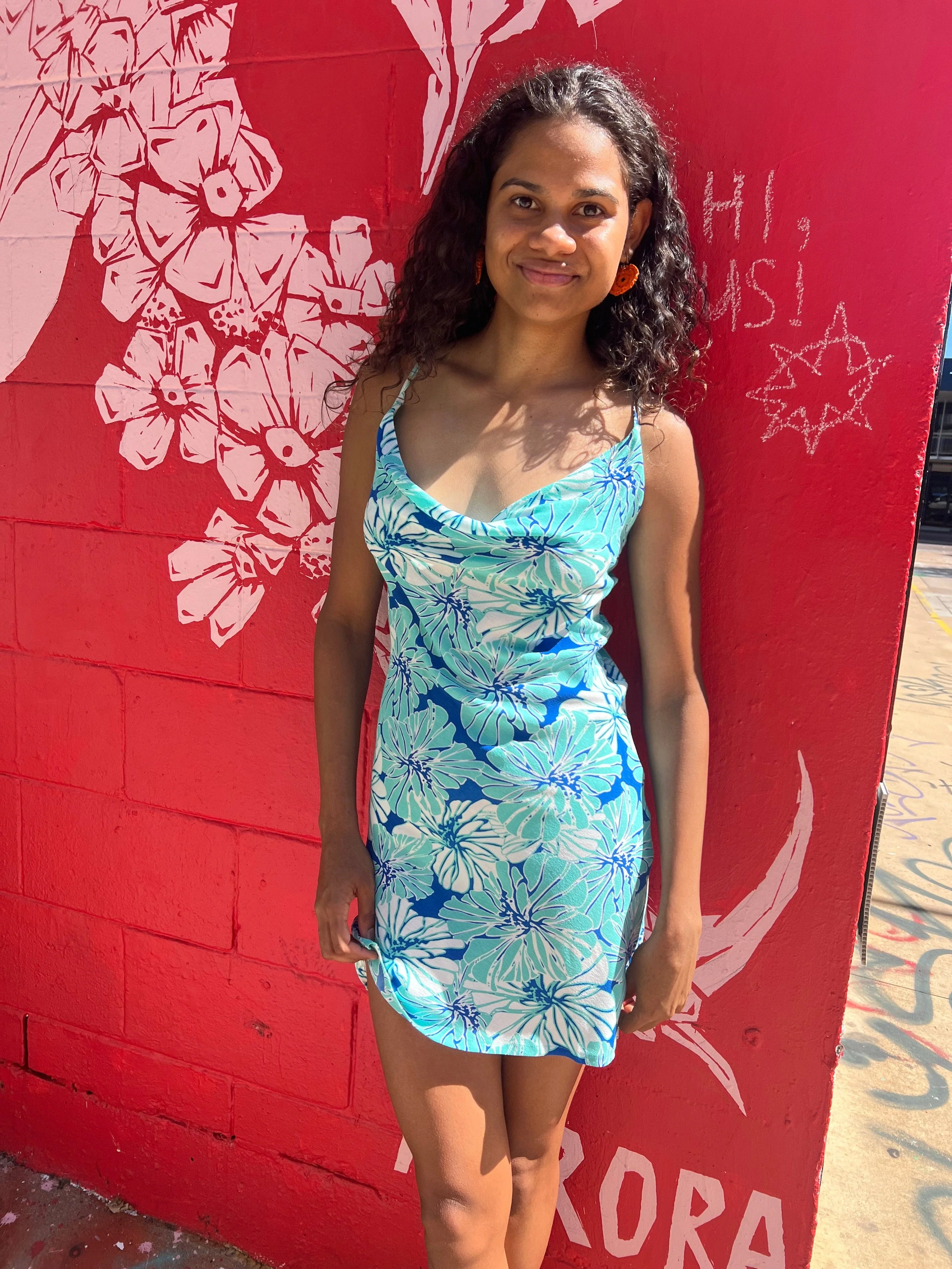 Summer Floral Tipsy Mini Dress - Image 27