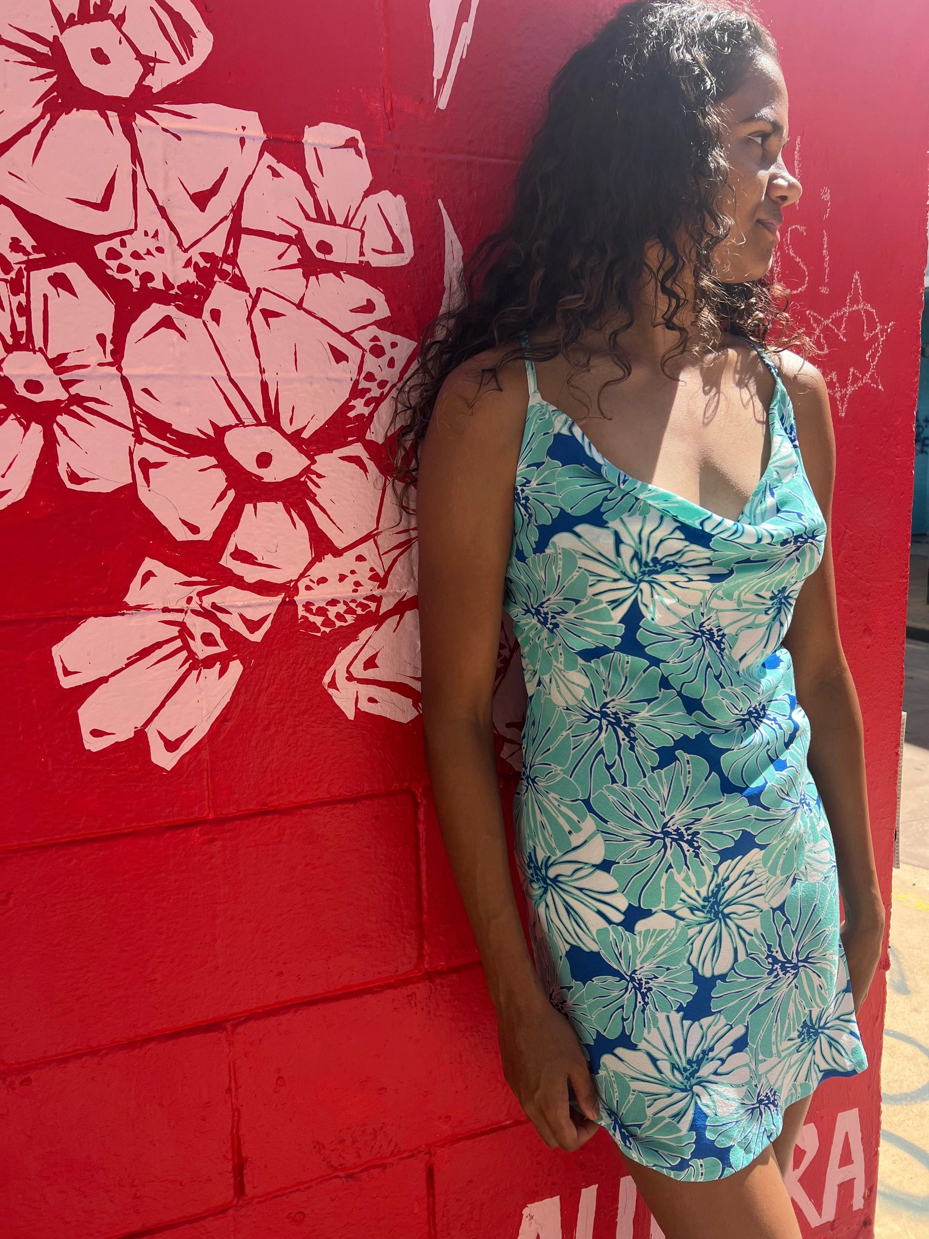 Summer Floral Tipsy Mini Dress - Image 28