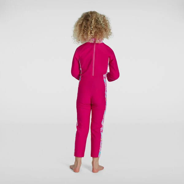 Speedo Toddler Girls All-In-One Rainbow Sun Suit - Image 5