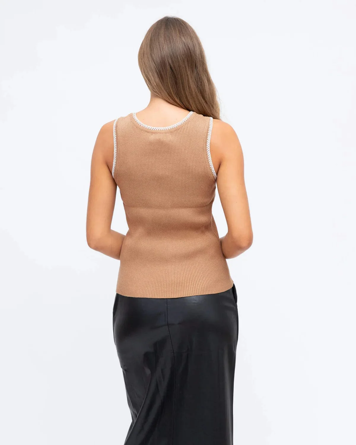 Whip Stitch Detailed Tank - Image 7