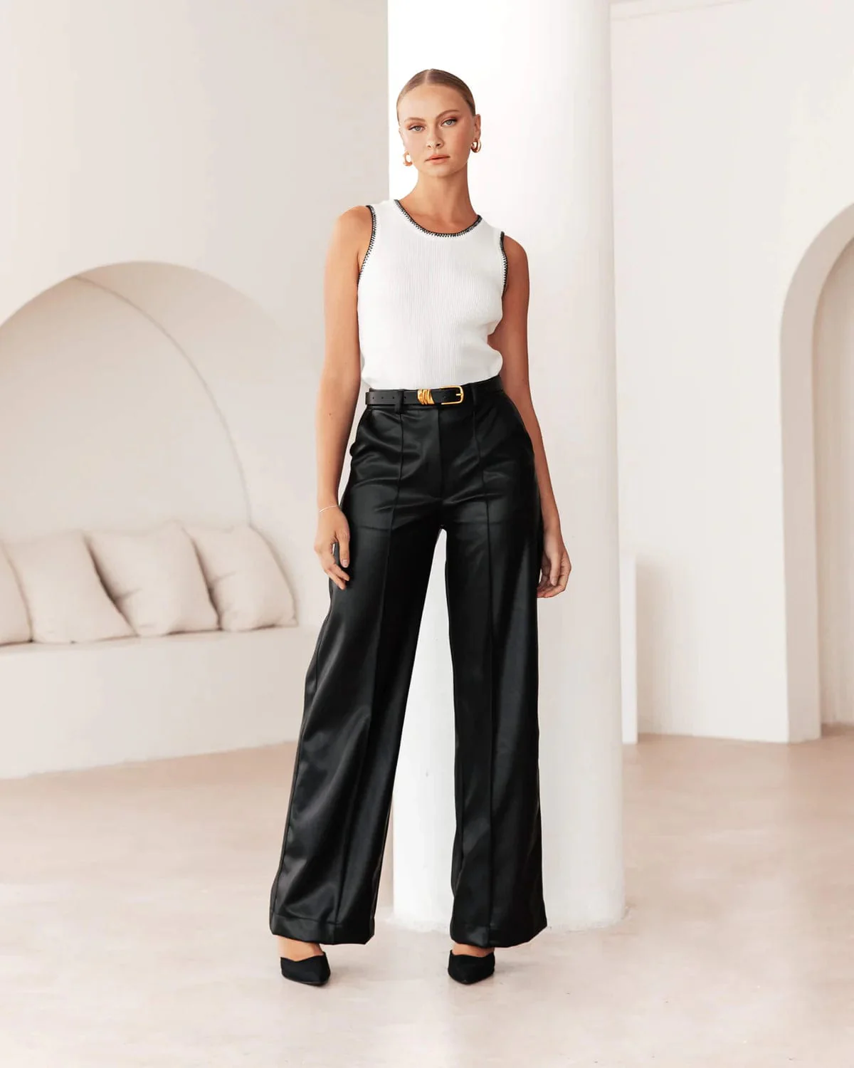 Whip Stitch Detailed Tank - Image 8