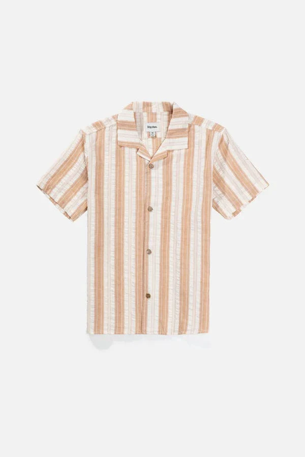 Rhythm Vacation Stripe Short Sleeve Shirt - Cedar - Image 6
