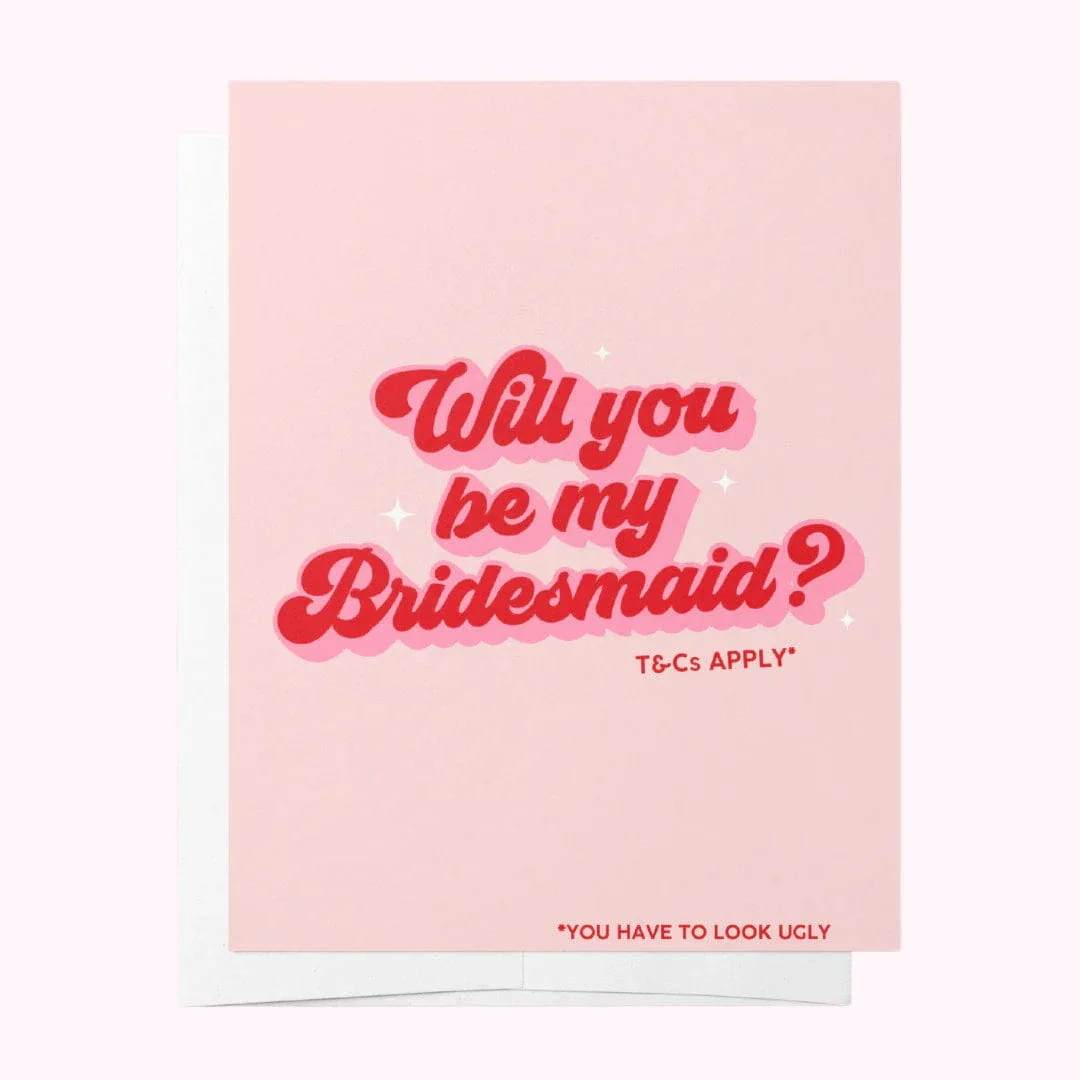 Will you be my bridesmaid? - Pink Bridal Shower