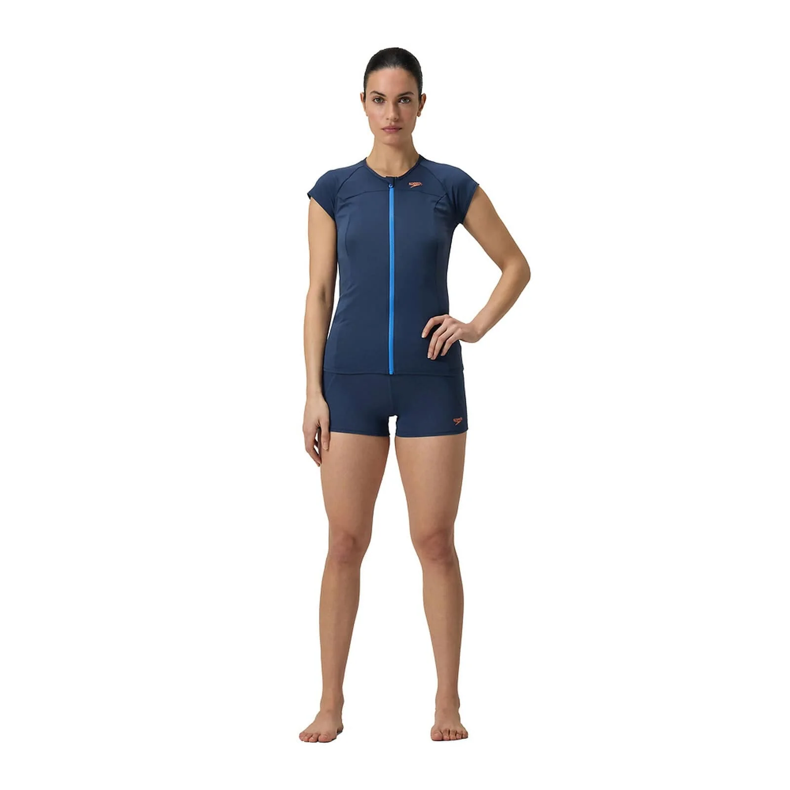 Speedo Womens Cap Sleeve Sun Top - Spruce Blue - Image 4