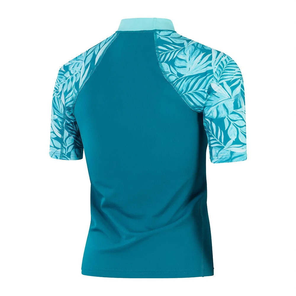 Speedo Womens Printed Short Sleeve Rash Top - Image 9